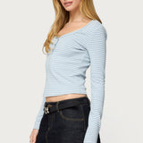 Jocelyn Striped Top