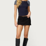 Marina Raglan Stripey T Shirt