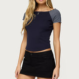 Marina Raglan Stripey T Shirt