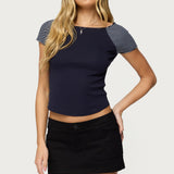 Marina Raglan Stripey T Shirt