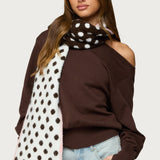 Polka Dot Scarf