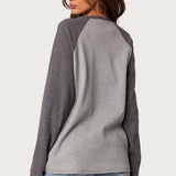 Me Time Oversized Waffle Top