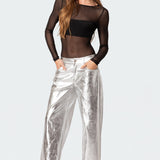 Sheer Mesh Bandeau Bodysuit