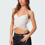 Ruby Sheer Lace Tank Top