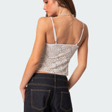 Ruby Sheer Lace Tank Top
