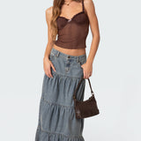 Mercy Sheer Mesh Bra Top