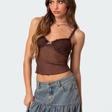 Mercy Sheer Mesh Bra Top