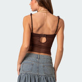 Mercy Sheer Mesh Bra Top