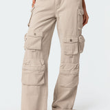 Boyfriend Low Rise Baggy Cargo Jeans