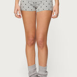 Chelsie Polka Dot Foldover Shorts