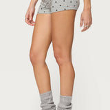 Chelsie Polka Dot Foldover Shorts