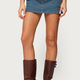 Josiee Stretchy Denim Mini Skort