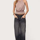 Donya Backless Halter Top