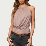 Donya Backless Halter Top