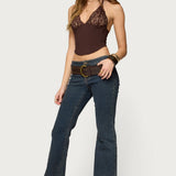 Ghita Lacey Halter Corset