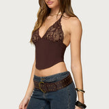 Ghita Lacey Halter Corset