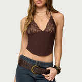 Ghita Lacey Halter Corset