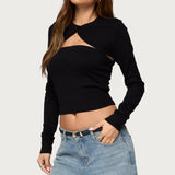 Knit Two Piece Shrug & Tube Top