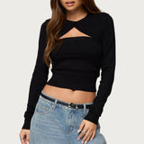Knit Two Piece Shrug & Tube Top