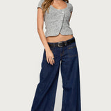 Blaunca Asymmetric Knit Top