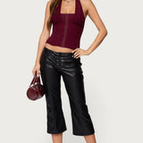 Rosalina Mesh Halter Corset