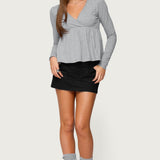 Kenzie Long Sleeve Babydoll Top