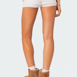 Lucy Ruffled Lace Shorts