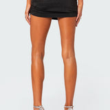 Neomi Rhinestone Mini Skirt