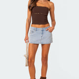 Darcy Studded Lace Up Corset