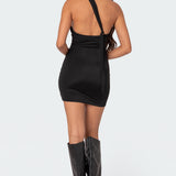 Geneva Asymmetric Scarf Dress
