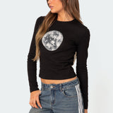 Disco Girl Long Sleeve T Shirt