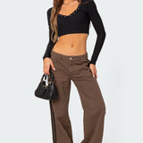 Milady Ribbed Crop Top
