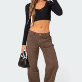 Milady Ribbed Crop Top