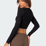 Milady Ribbed Crop Top