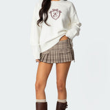 Peighton Plaid Pleated Mini Skort