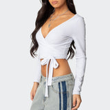 Aila Wrap Top