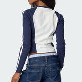 Brooklyn Raglan Long Sleeve T Shirt