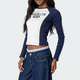 Brooklyn Raglan Long Sleeve T Shirt