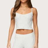 Louise Cable Knit Tank Top