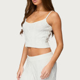 Louise Cable Knit Tank Top
