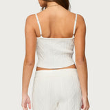 Louise Cable Knit Tank Top