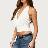 Niya V Neck Halter Top