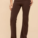 Oriane Foldover Flared Leggings
