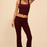 Linda Ribbed Scoop Neck Tank Top