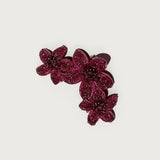 Faux Crystal Flower Hair Clip