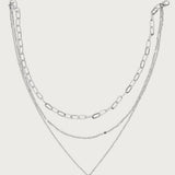 Layered Mixed Chain Necklace