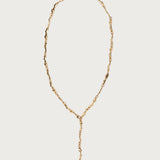 Textured Cascading Chain Necklace