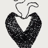 Sequin Crochet Waist Scarf