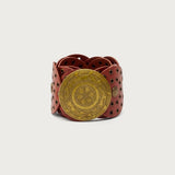 Faux Leather Western Disc Belt