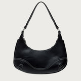 Contrast Stitch Faux Leather Bag